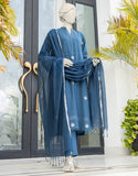 Junaid Jamshaid Blue Cambric 3PC | JLAWN-S-24-376 Khilat-06 Eid Ul Adha Lawn Collection 2024