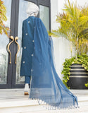 Junaid Jamshaid Blue Cambric 3PC | JLAWN-S-24-376 Khilat-06 Eid Ul Adha Lawn Collection 2024