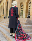 Junaid Jamshaid Black Textured 3 PC | JLAWN-S-24-451 Casuals Eid Prets Collection 2024