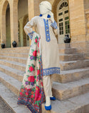 Junaid Jamshaid Beige Textured 3 PC | JLAWN-S-24-452 Casuals Eid Prets Collection 2024