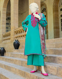 Junaid Jamshaid Green 3 PC | JLAWN-S-24-454 Casuals Eid Prets Collection 2024