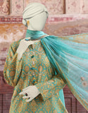 Junaid Jamshaid Blue 3PC | JLAWN-S-24-456 Eid Ul Adha Lawn Collection 2024