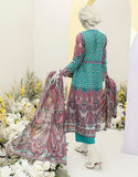 Junaid Jamshaid Green 3 PC | JLAWN-S-24-469 Casuals Eid Prets Collection 2024