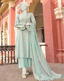Junaid Jamshaid Blue Doria 3PC | JLAWN-S-24-493 Eid Ul Adha Lawn Collection 2024