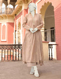 Junaid Jamshaid Beige Doria 3PC | JLAWN-S-24-496 Eid Ul Adha Lawn Collection 2024