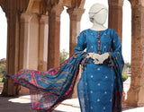 Junaid Jamshaid Blue 3PC | JLAWN-S-24-512 Eid Ul Adha Lawn Collection 2024