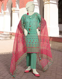 Junaid Jamshaid Green 3PC | JLAWN-S-24-519 Eid Ul Adha Lawn Collection 2024