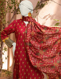 Junaid Jamshaid Maroon 3PC | JLAWN-S-24-527 Eid Ul Adha Lawn Collection 2024