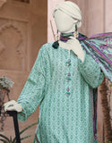 Junaid Jamshaid Green 3PC | JLAWN-S-24-528 Eid Ul Adha Lawn Collection 2024