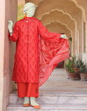 Junaid Jamshaid Orange 3PC | JLAWN-S-24-546 Eid Ul Adha Lawn Collection 2024