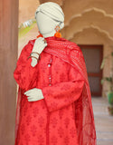 Junaid Jamshaid Orange 3PC | JLAWN-S-24-546 Eid Ul Adha Lawn Collection 2024