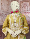 Junaid Jamshaid Mustard 3PC | JLAWN-S-24-549 Eid Ul Adha Lawn Collection 2024