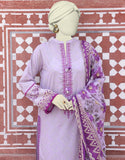 Junaid Jamshaid Lilac 3PC | JLAWN-S-24-554 Eid Ul Adha Lawn Collection 2024