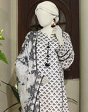 Junaid Jamshaid JLAWN-S-24-601 Monsoon Collection 2024