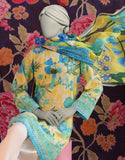 Juniad Jamshaid Yellow Lawn Printed 3PC-JLAWN-S-25-009-S Summer Pret 2025