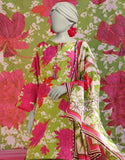 Juniad Jamshaid Green Lawn Printed 3PC-JLAWN-S-25-010-S Summer Pret 2025