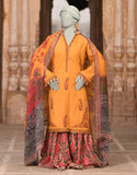 Juniad Jamshaid Mustard Dobby Embroidered 3PC-JLAWN-S-25-017-S Summer Pret 2025