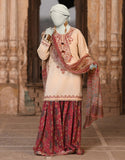 Juniad Jamshaid Off White Dobby Embroidered 3PC-JLAWN-S-25-018-S Summer Pret 2025