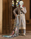 Juniad Jamshaid Grey Lawn Printed 3PC-JLAWN-S-25-020-S Summer Pret 2025