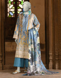 Juniad Jamshaid Blue Lawn Printed 3PC-JLAWN-S-25-024-S Summer Pret 2025