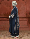 Juniad Jamshaid Blue Lawn Embroidered 3PC-JLAWN-S-25-063-S Summer Pret 2025