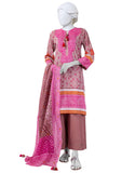 Junaid Jamshaid 3PC-JLAWN-S-25-3029 Multicolor Lawn  Printed Shades Of Summer 2025