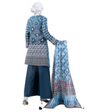 Junaid Jamshaid 3PC-JLAWN-S-25-3032 Multicolor Lawn  Printed Shades Of Summer 2025
