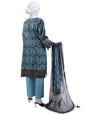 Junaid Jamshaid 3PC-JLAWN-S-25-3034 Multicolor Lawn  Printed Shades Of Summer 2025