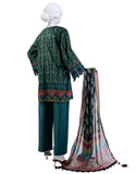 Junaid Jamshaid 3PC-JLAWN-S-25-3039 Multicolor Lawn  Printed Shades Of Summer 2025