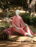 Junaid Jamshaid 3PC-JLAWN-S-25-3046 Multicolor Lawn  Printed Shades Of Summer 2025
