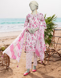 Junaid Jamshaid 3PC-JLAWN-S-25-3051 Pink Lawn  Printed Shades Of Summer 2025