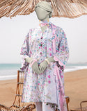 Junaid Jamshaid 3PC-JLAWN-S-25-3053 Blue Lawn  Printed Shades Of Summer 2025