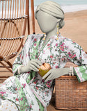 Junaid Jamshaid 3PC-JLAWN-S-25-3055 Green Lawn  Printed Shades Of Summer 2025