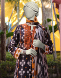 Junaid Jamshaid 3PC-JLAWN-S-25-3059 Blue Lawn Embroidered Shades Of Summer 2025