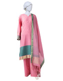 Junaid Jamshaid 3PC-JLAWN-S-25-3123 Pink Jacquard Dyed  Shades Of Summer 2025
