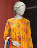 Junaid Jamshaid 3PC-JLAWN-S-25-3145 Yellow Lawn  Printed Shades Of Summer 2025
