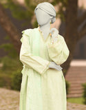 Junaid Jamshaid 3PC-JLAWN-S-25-3149 Green Cambric Schiffli  Shades Of Summer 2025