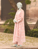 Junaid Jamshaid 3PC-JLAWN-S-25-3152 Pink Cambric Schiffli  Shades Of Summer 2025