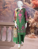 Junaid Jamshaid 3PC-25-3218 Green Cambric Printed Shades Of Summer 2025