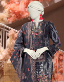 Junaid Jamshaid 3PC-25-3223 Black Cambric Printed Shades Of Summer 2025