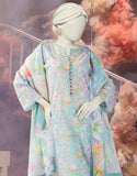 Junaid Jamshaid 3PC-25-3227 Green Cambric Printed Shades Of Summer 2025