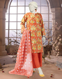 Junaid Jamshaid 3PC-25-3247 Multicolor Lawn Printed Shades Of Summer 2025