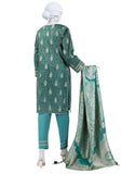 Junaid Jamshaid JLAWN-S-25-3282-Kalamkari-2 Mid Summer Collection 2025