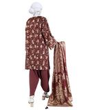 Junaid Jamshaid JLAWN-S-25-3283-Kalamkari-3 Mid Summer Collection 2025