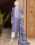 Junaid Jamshaid 3PC-JLAWN-S-25-3299-B Multicolor Lawn Embroidered Shades Of Summer 2025