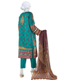 Juniad Jamshaid Green Dobby Embroidered 3PC-JLAWN-S-25-809-S Summer Pret 2025