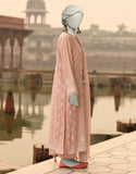 Junaid Jamshaid 3PC-JLAWN-S-25-819 Peach Lawn  Printed Shades Of Summer 2025