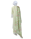 Junaid Jamshaid 3PC-JLAWN-S-25-825 Green Lawn Embroidered Shades Of Summer 2025