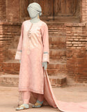 Junaid Jamshaid 3PC-JLAWN-S-25-845 Peach Lawn Dyed 3pc Jlawn S 25 845 Shades Of Summer 2025