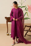 Cross Stitch Plum Parfait Chikankari Eid Lawn 2024